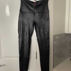 SPANX Faux Leather Leggings